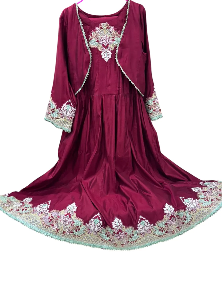 Stylish  long  Frock & Trouser